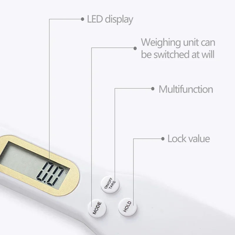 Digital Kitchen Scale Spoon