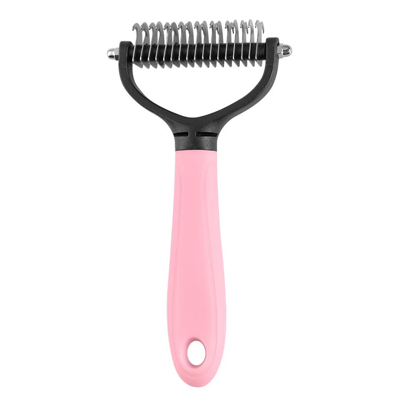 Pet Dematting Comb with 2-Sided Rake