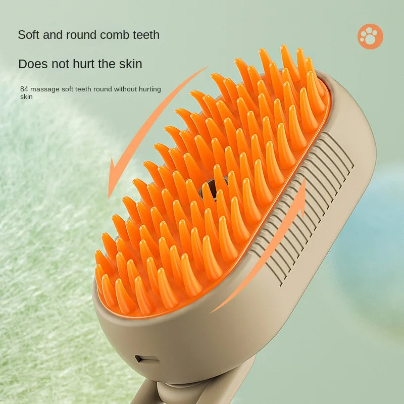3-in-1 Electric Steamy Pet Brush