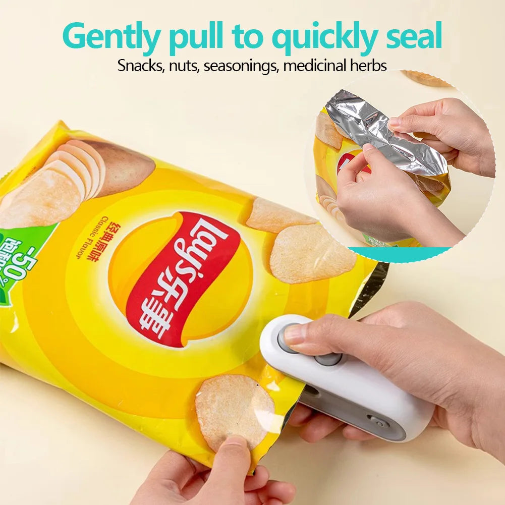 2-in-1 Mini Bag Sealer Cutter