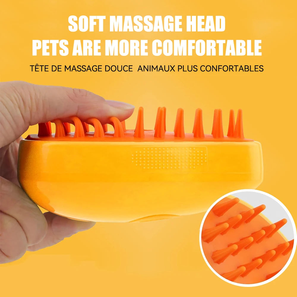 Electric Steamy Pet Brush