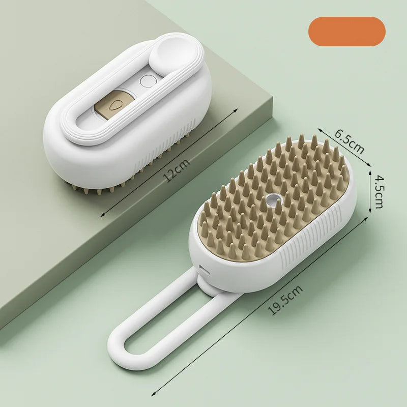 3-in-1 Electric Steamy Pet Brush