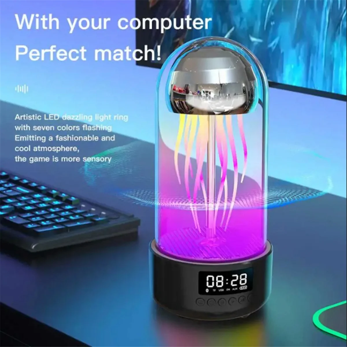 Mini Jellyfish Bluetooth Speaker