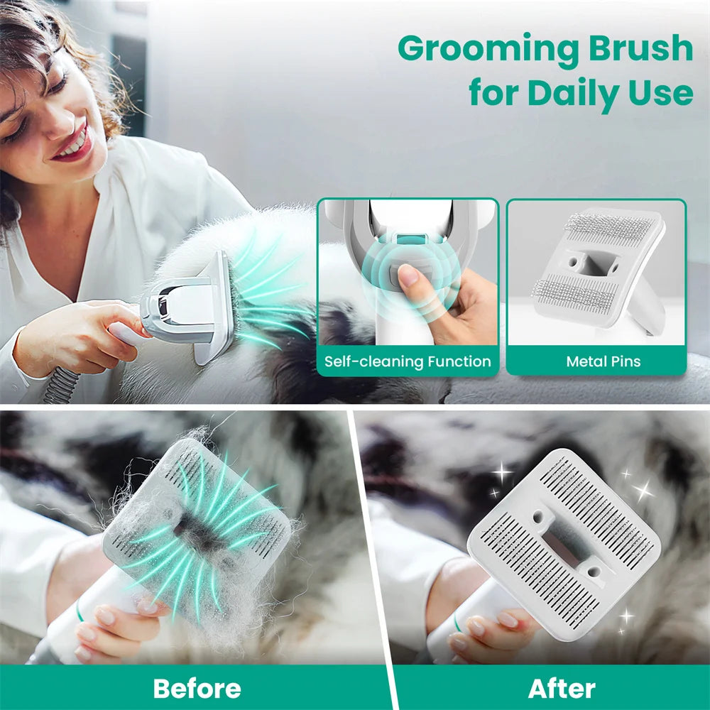 Pet Grooming Kit with Vacuum