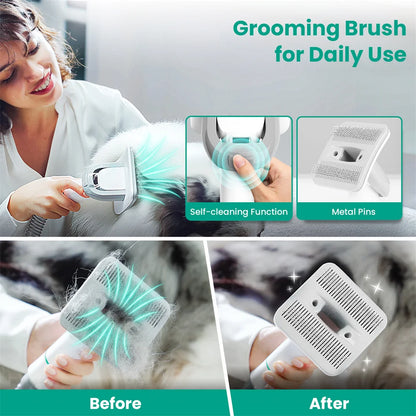 Pet Grooming Kit with Vacuum