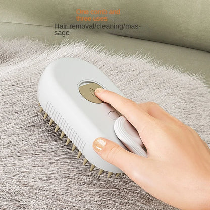 3-in-1 Electric Steamy Pet Brush