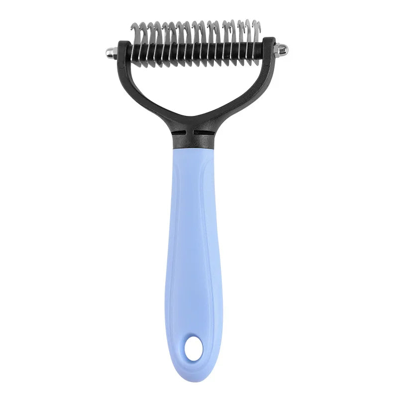Pet Dematting Comb with 2-Sided Rake