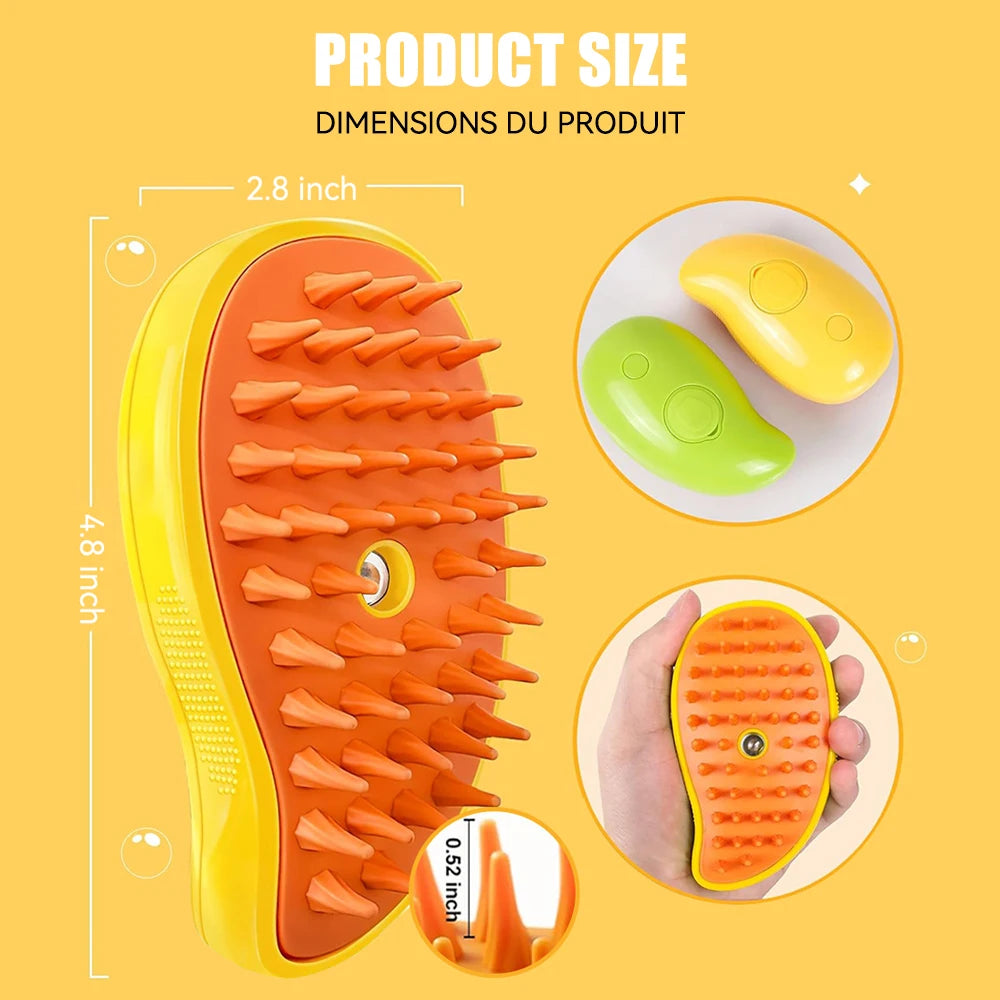 Electric Steamy Pet Brush
