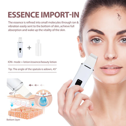 Ultrasonic Skin Scrubber & Blackhead Remover