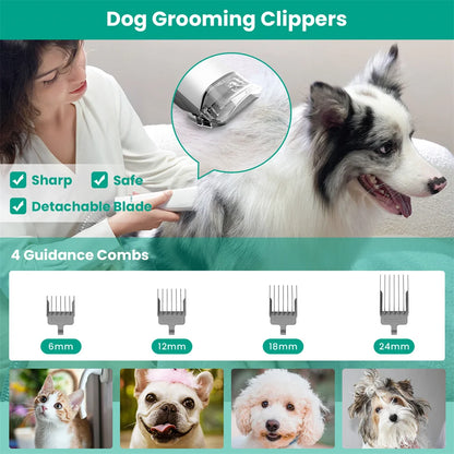 Pet Grooming Kit with Vacuum