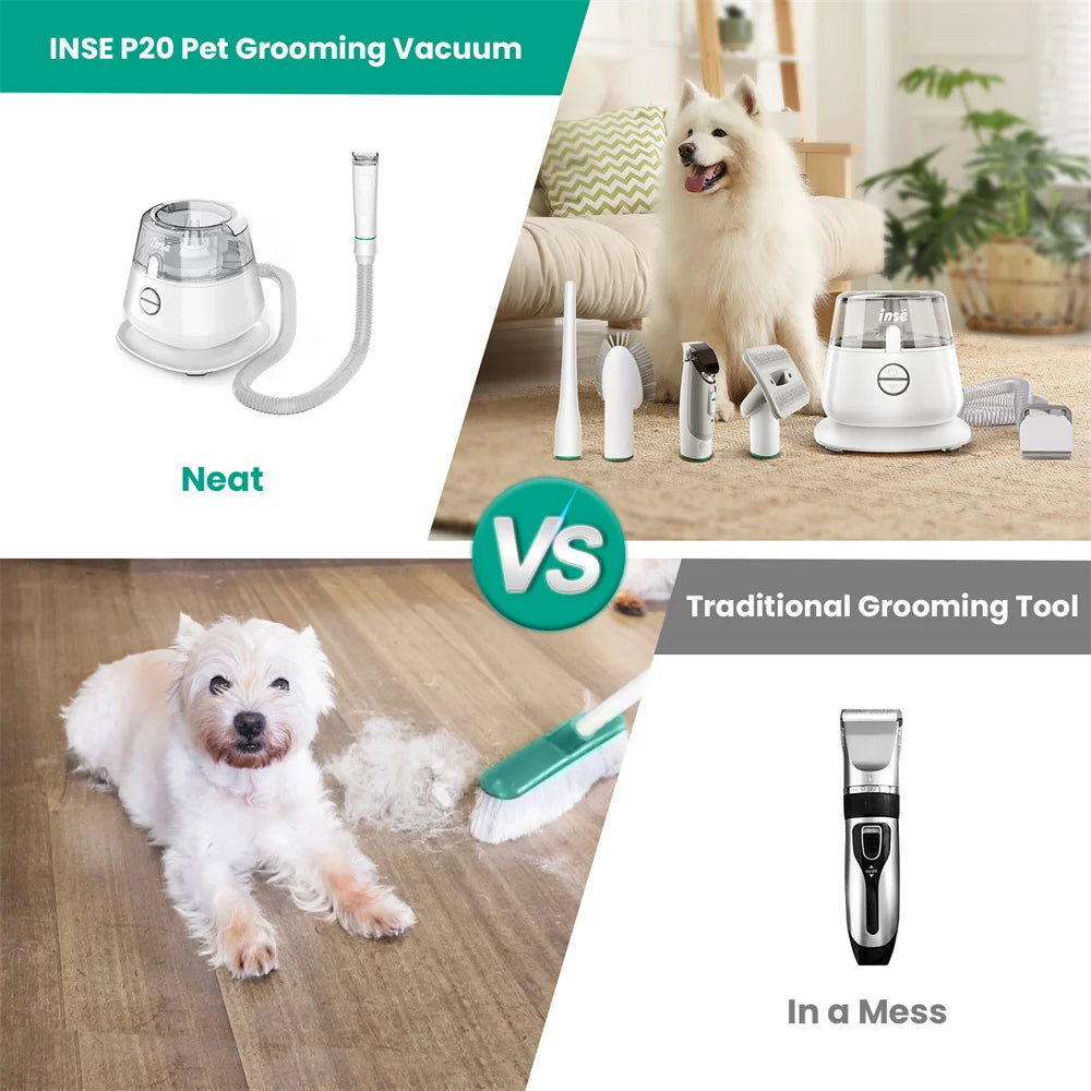 Pet Grooming Kit with Vacuum