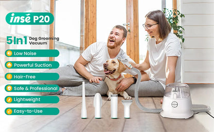 Pet Grooming Kit with Vacuum