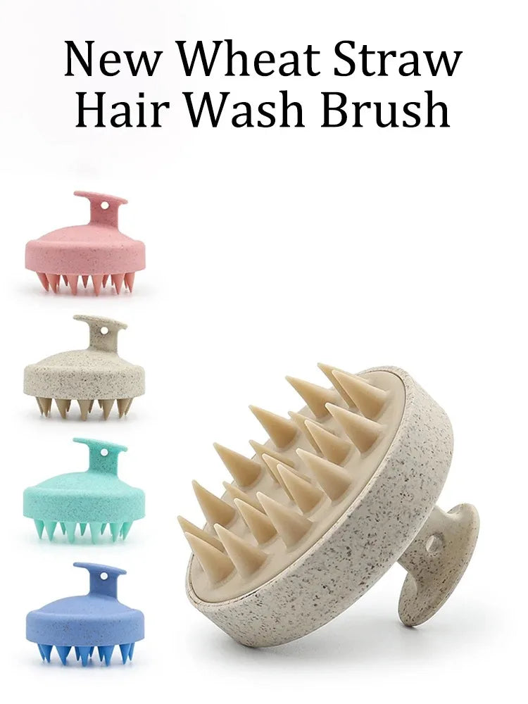 Silicone Scalp Massage Shampoo Brush