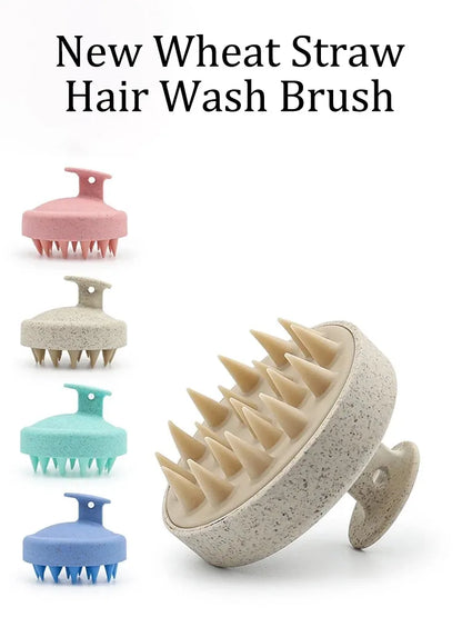 Silicone Scalp Massage Shampoo Brush