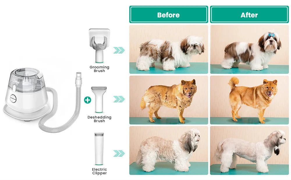 Pet Grooming Kit with Vacuum
