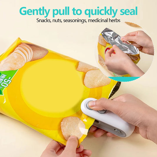 2-in-1 Mini Bag Sealer Cutter