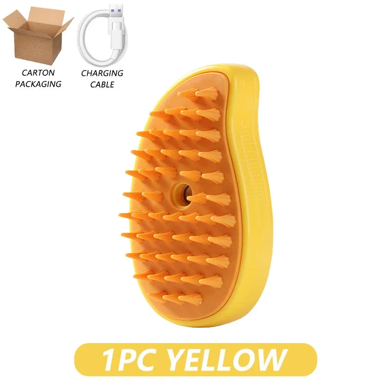 Electric Steamy Pet Brush