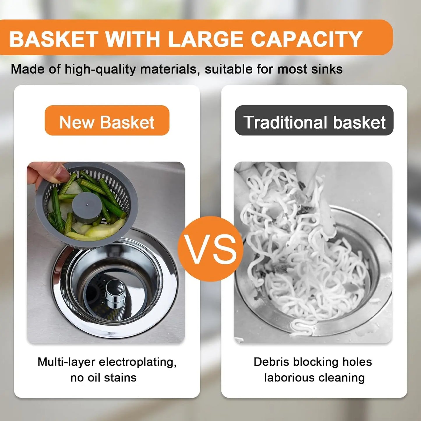 Anti-Odour Sink Filter