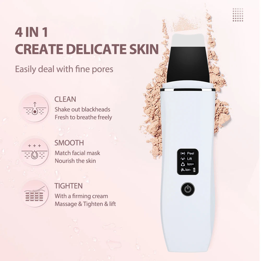 Ultrasonic Skin Scrubber & Blackhead Remover