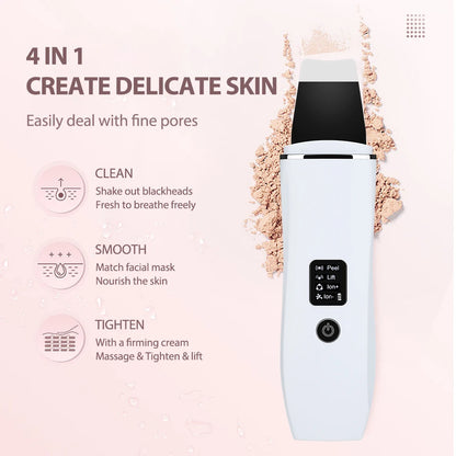 Ultrasonic Skin Scrubber & Blackhead Remover