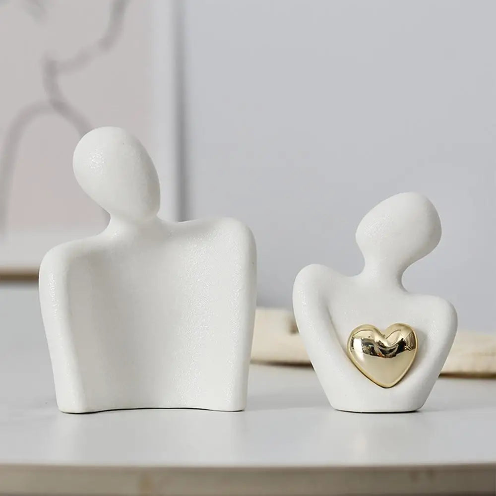 Nordic Abstract Couple Statue