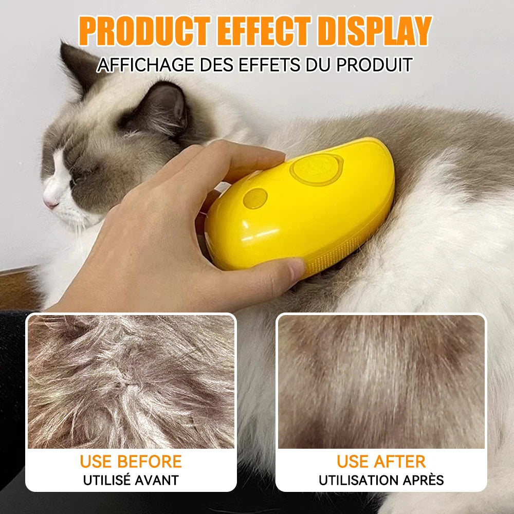 Electric Steamy Pet Brush