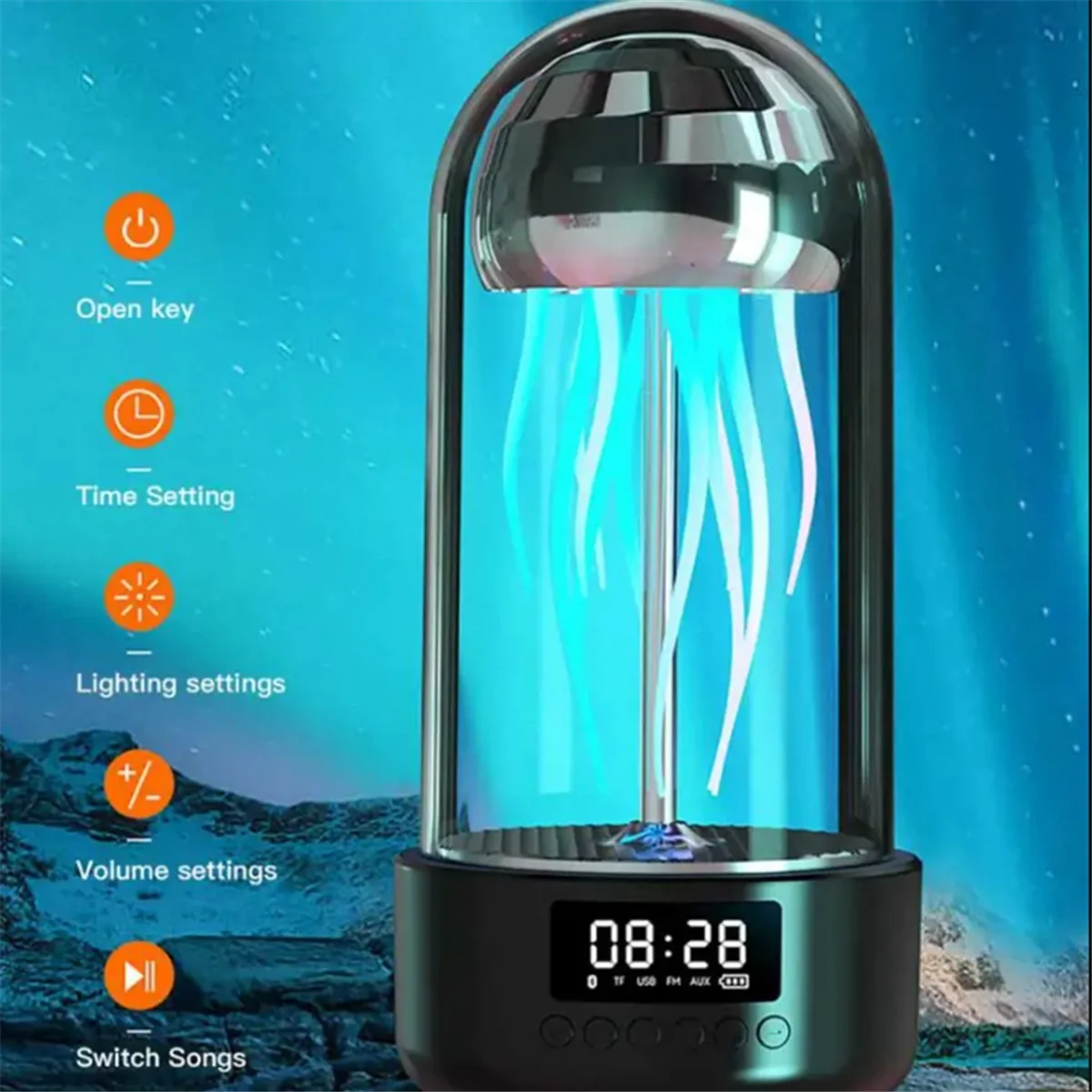 Mini Jellyfish Bluetooth Speaker
