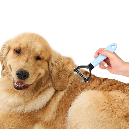 Pet Dematting Comb with 2-Sided Rake