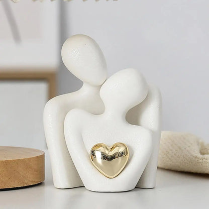 Nordic Abstract Couple Statue